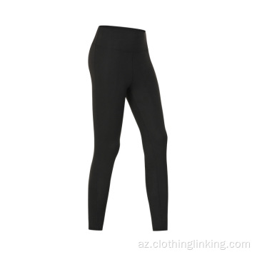 Yüksək belli idman zalı leggings və leggings